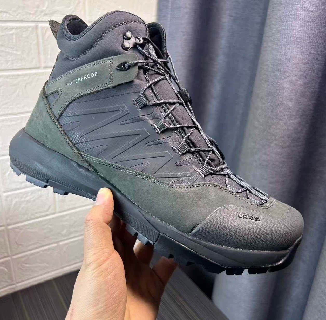 Hunting Outdoor Brand - Мужские высокие кожаные ботинки для хайкинга