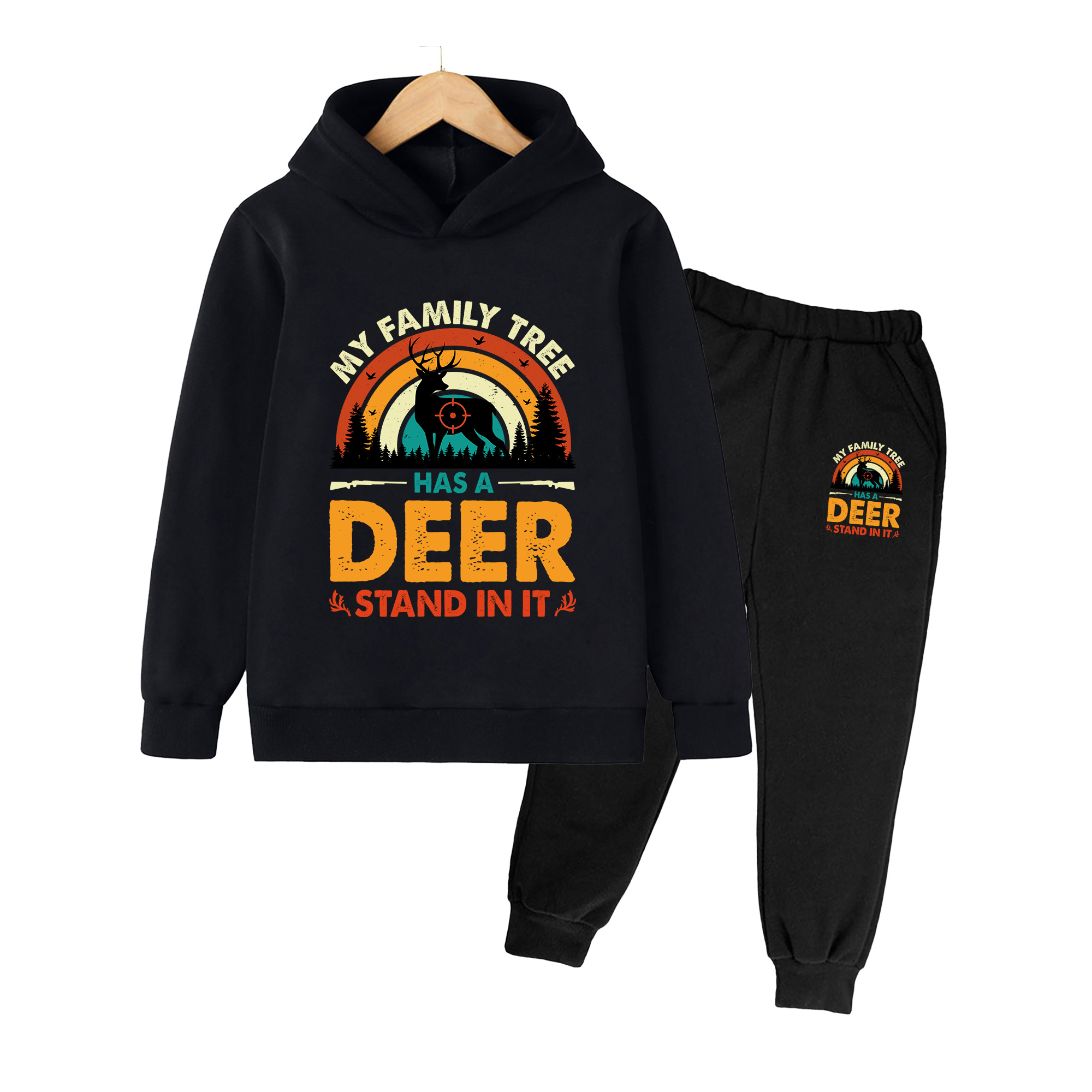 Outdoor Hunting Outfit - Детский комплект из худи и спортивных