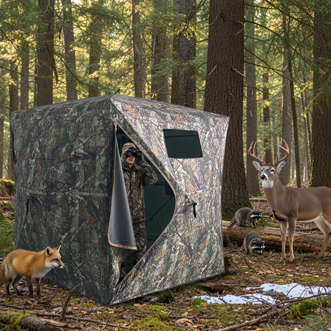 Hunting Outdoor - Камуфляжная раскладная охотничья палатка-укрытие для охоты