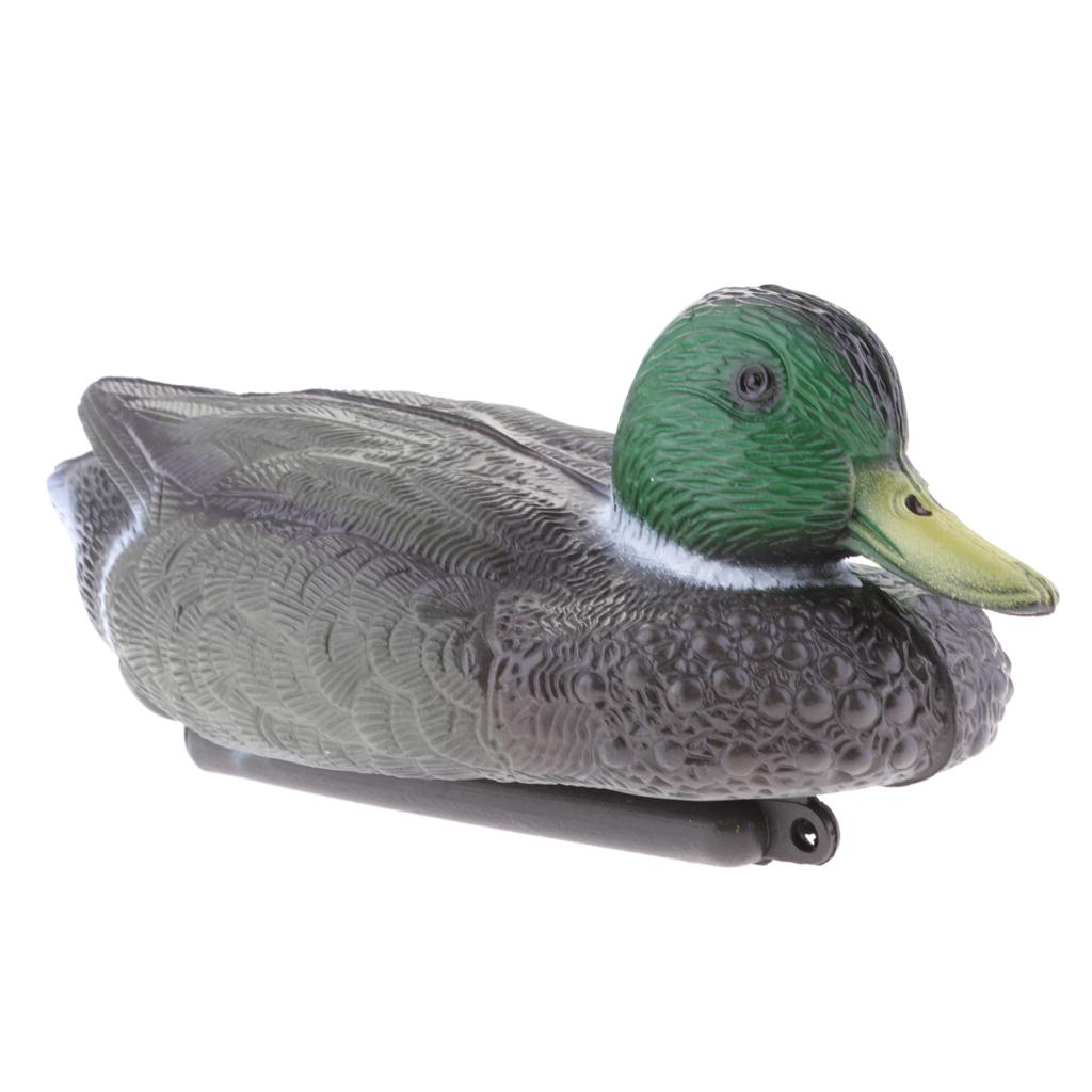 Decoy Duck Plastic - Реалистичная пластиковая утка-обманка для сада, отпугиватель