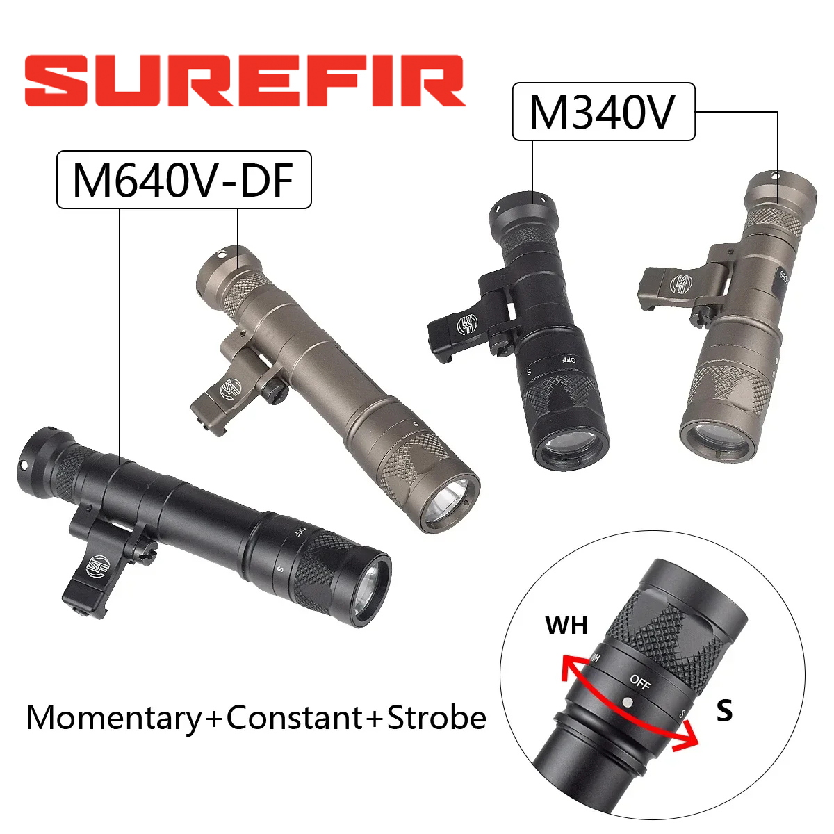 Hunting Outdoor Shop - Фонарь SureFire M600 M340 DF M640