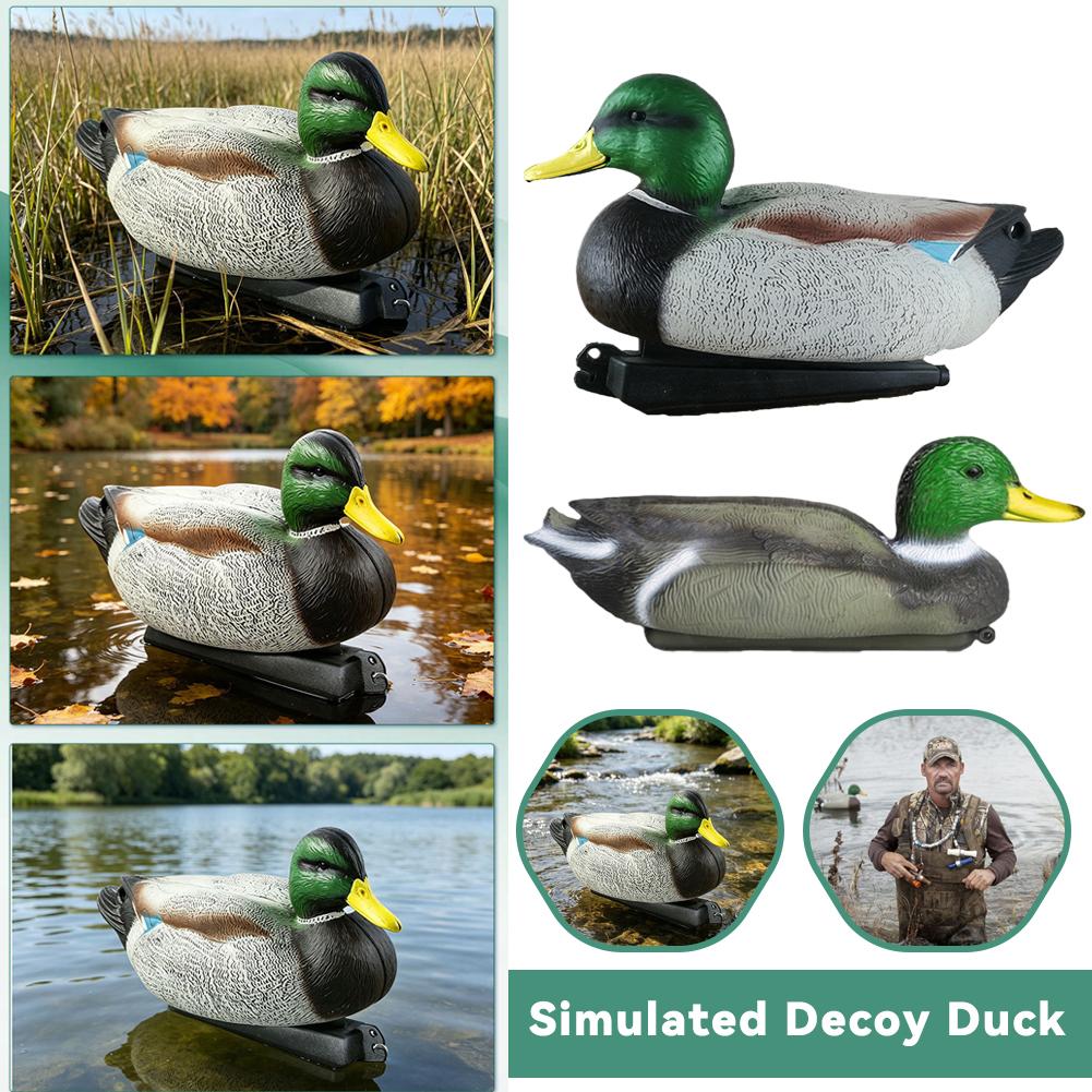 Decoy Duck Plastic - Плавающая 3D-модель утки-приманки, реалистичная пластиковая приманка